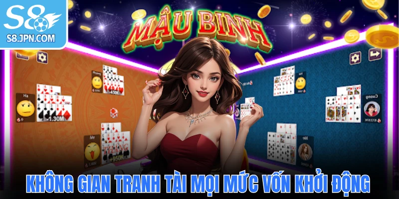 Không gian tranh tài mọi mức vốn khởi động