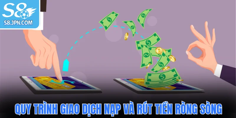  Quy trình giao dịch nạp và rút tiền ròng sòng phẳng