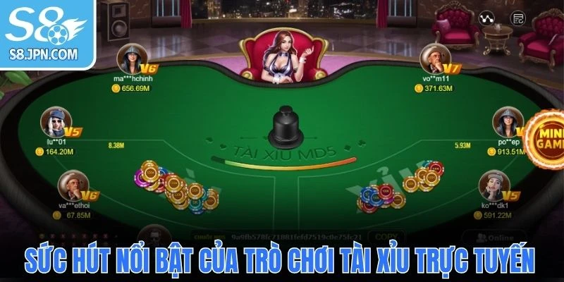 Sức hút nổi bật của trò chơi tài xỉu trực tuyến